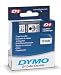 Dymo D-1 0.75 Inches x 23 Feet, Black On Clear, 1/Card (45800)