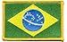 Brazil iron-on embroidered patch