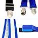 Glovion LED Light Up Illumination Suspenders for Party Favor-Blue