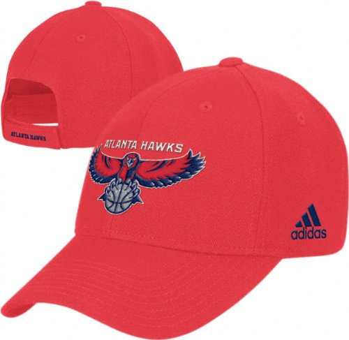Atlanta Hawks Basic Logo Cotton Primary Adjustable Strapback Hat