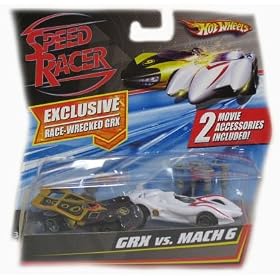 Hot Wheels Speed Racer Grx vs. Mach 6 Car Set by 
