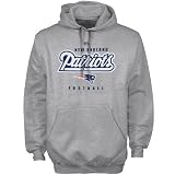 New England Patriots Ash Critical Victory Hoody Sweatshirt