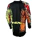O'Neal Unisex-Adult Element Vandal BLK L (Black/Neon/Red, Large)