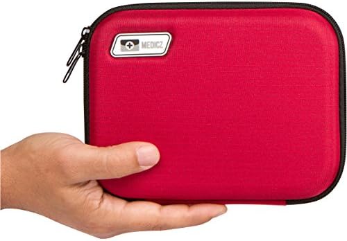 Medicz 94-Piece Lightweight &amp; Compact First Aid Emergency Kit w/ Hard Shell Case
