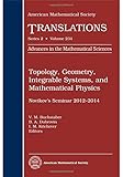 Topology, geometry, integrable systems, and mathematical physics : Novikov's seminar, 2012-2014