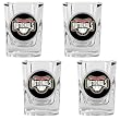 Washington Nationals MLB 4pc Square Shot Glass Set by Great American Products