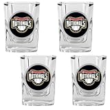 Washington Nationals MLB 4pc Square Shot Glass Set