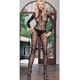 Leg Avenue Spiderweb Lace Turtle Neck L/S Bodystock 8708(BLACK,One Size)