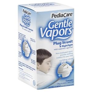 Pedia Care Gentle Vapors Waterless Vaporizer, Mini, Plug-In Unit & Nightlight
