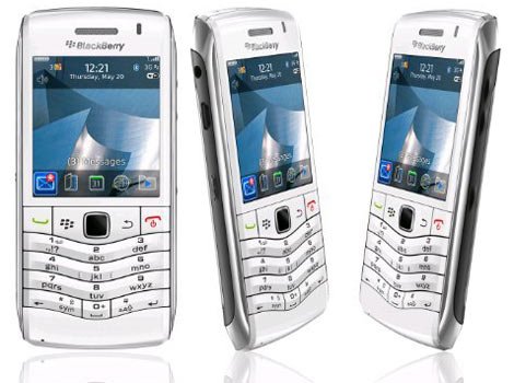 BlackBerry Pearl 3G 9100 Unlocked Phone with 3 MP Camera, Wi-Fi, Bluetooth, Optical Trackpad and GPS - International Warranty - White