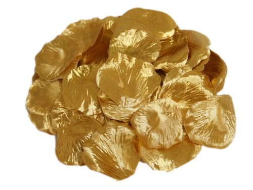 4000 Silk Rose Artificial Petals Supplies Wedding Decorations - Gold