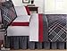 Read Gray & Red Plaid Teen Girls Twin Comforter Set (6 Piece Bed In A Bag) Details Gray & Red Plaid Teen Girls Twin Comforter Set (6 Piece Bed In A Bag)