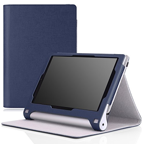 MoKo Lenovo Yoga Tablet 2 8 Case - Folio Cover Case for Yoga Tablet 2 8-inch 2014 Version, INDIGO ( With Smart Cover Auto Sleep / Wake )