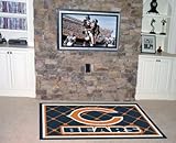 IMAGE OF Chicago Bears 5X8 ft Area Rug Floor/Door Carpet/Mat