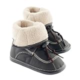 Lace Baby Boots - Brown