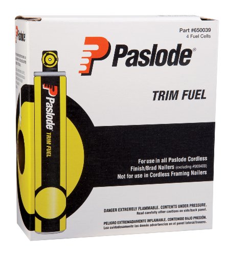 Paslode 650039 Short Yellow Fuel Cell 4-Pack for the Paslode Cordless Trim Nailers Paslode 650039 Short Yellow Fuel Cell 4-Pack for the Paslode Cordless Trim Nailers