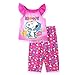 Peanuts Snoopy Girls Poly Pajamas (Toddler/Little Kid/Big Kid)