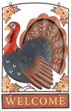 Turkey Thanksgiving Holiday Welcome Sign Home front Door Decor wall plaque patio