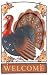 Turkey Thanksgiving Holiday Welcome Sign Home front Door Decor wall plaque patio Image