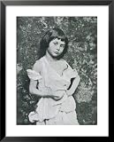 Alice Liddell Alice Liddell as a Beggar Girl Photography Framed Art Poster Print by Lewis Carroll, 25x31