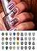 Sugar Skull Nail Art Day of the Dead Decals Assortment #4 - Featured in Rachael Ray Magazine!