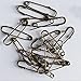 YEQIN Pack of 50 Gold Kilt Safety Pins - 38mm 1.5