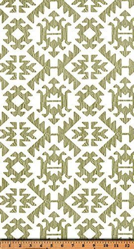Fabric Shower Curtain - PAWNEE SNOWY GRAY - 72" Width x (72", 74", 78", 84", 90", 96") Length