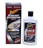 Meguiars Professional Headlight Restoration Kit - Comes with Extra 10 Ounce Bottle of Plastx Plastic Cleaner and Polish