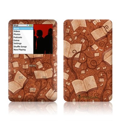 Books Design iPod classic 80GB/ 120GB Protector Skin Decal Sticker