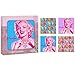 Marilyn Monroe Contemporary 4 Piece 4 in x 4 in Glass Coaster Set