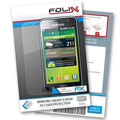 FoliX FX-Clear Displayschutzfolie für Samsung Galaxy S I9000 kristallklar