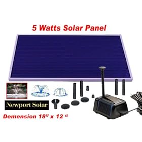 LARGE SOLAR POWER POND WATER PUMP 18