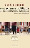 Dictionnaire de la science politique et des institutions politiques
