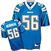 Shawne Merriman #56 San Diego Chargers NFL Replica Player Jersey (Alternate Color) (X-Large)