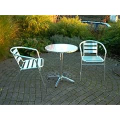 Bistro-Set "Napoli" 3-teilig, Aluminium