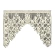 Heritage Lace Windsor 72-Inch Wide by 44-Inch Drop Swag Pair, Ecru