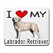 labrador28  - I Love My Labrador Retriever Mouse Pad