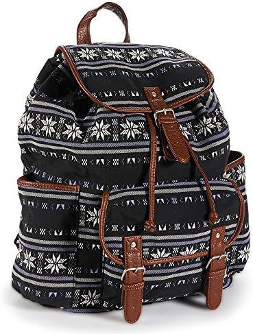 Aeropostale Women's Snowflake Backpack Black