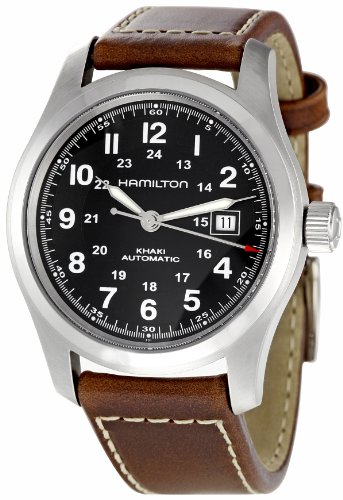 Hamilton Men's H70555533 Khaki Field Black Dial Watch
