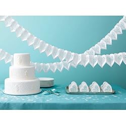 Martha Stewart Crafts Garland, White Die-Cut Heart