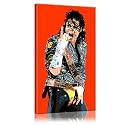 MICHAEL JACKSON 100x60 cm - King Of Pop Music Bad Thriller Dangerous Bild auf Leinwand - Fotokunst Kunstdruck Pop Art Deko - Alle unsere Bilder sind auf Keilrahmen aufgezogen: fertig zum Aufhängen kein Poster - Versandkostenfrei