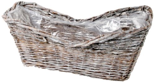 Prima Flora 410205 Weiden-Pflanzkorb, rechteckig, 39 x 14 x 15 cm Preisvergleich