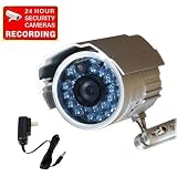 VideoSecu Bullet Outdoor CCD Security Camera Day Night 26 IR Infrared LEDs With Free Power Supply 1Z8