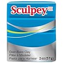Polyform Sculpey III Polymer Clay, 2-Ounce, Turquoise