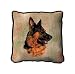 German Shepherd Pillow - 17 x 17 Pillow