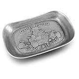 Wilton Armetale Good Food Good Friends Bread Tray