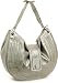Oversized ''Lisbon'' Hobo - Silver or Black