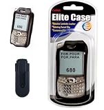 Cellet Palm Treo 680 / 750 Premium Elite Lambskin Leather Case with Locking Swivel Clip [Retail Packaged]