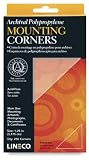 Lineco Self-Adhesive Polypropylene Mounting Corners - 1.25" Clear (250/Pkg.) Full View