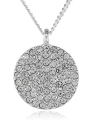 Kenneth Cole New York "Pave Item Boost" Pave Circle Pendant Necklace, 19"
